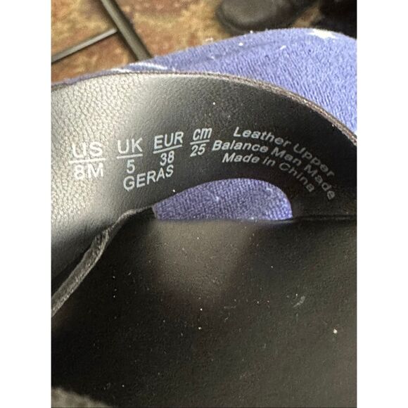 Franco Sarto Black Flat Leather Slides Sandals Women’s Size 8 - Picture 9 of 9